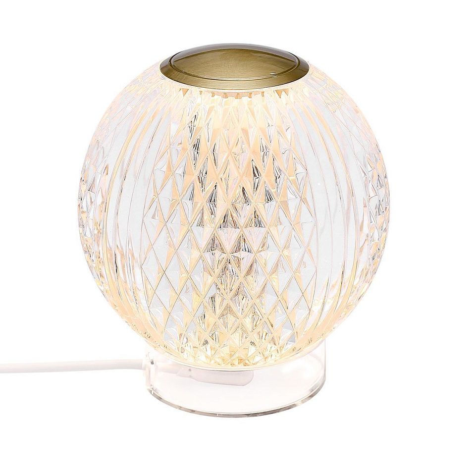 QN-MARNI-TL-S-NBR  MARNI Natural Brass /Clear// портативный LED 1х2  х   