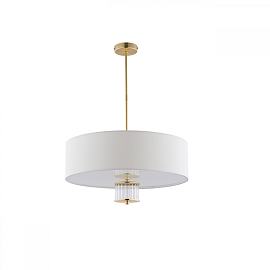 EMP-ZWD-4(ZM)-21 EMPOLI matt gold/white shade//матовый подвесной E14 4х60  х  EMP-ZWD-4(ZM)-21