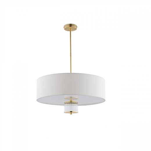 EMP-ZWD-4(ZM)-21 EMPOLI matt gold/white shade//матовый подвесной E14 4х60  х  EMP-ZWD-4(ZM)-21