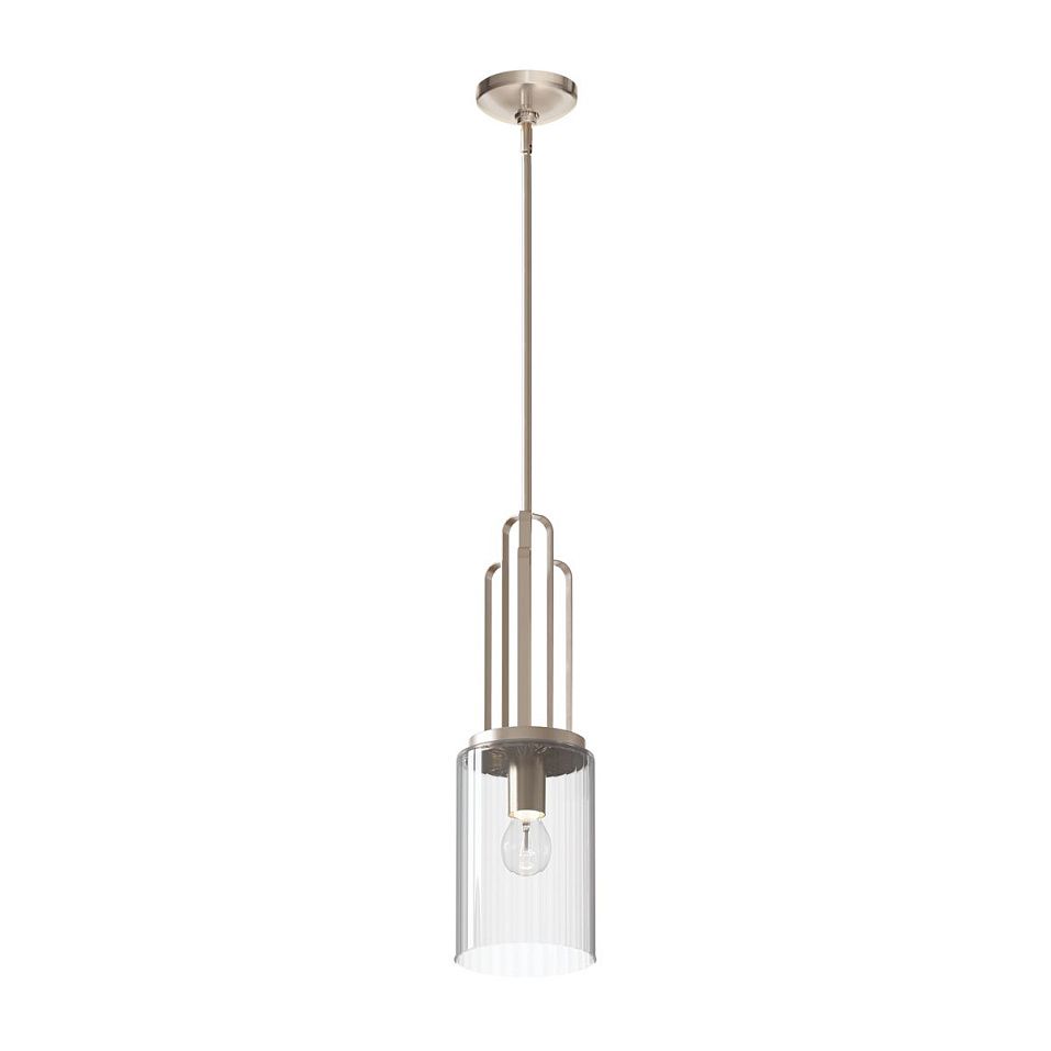 QN-KIMROSE-MP-PN KIMROSE Polished Nickel /Clear// подвесной E27 1х60  х   