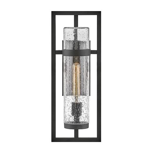 HK-CORDILLERA-M-BK  CORDILLERA Black /Clear Seeded// настенный E27 1х60  х  HK-CORDILLERA-M-BK
