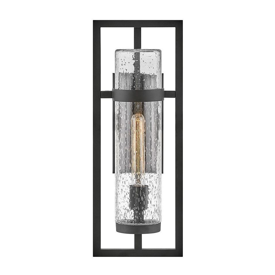 HK-CORDILLERA-M-BK  CORDILLERA Black /Clear Seeded// настенный E27 1х60  х   