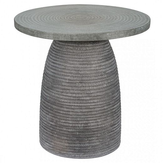 INF-L101 Столик кофейный, серый, стекло, 40х42х40 см  INF-L101