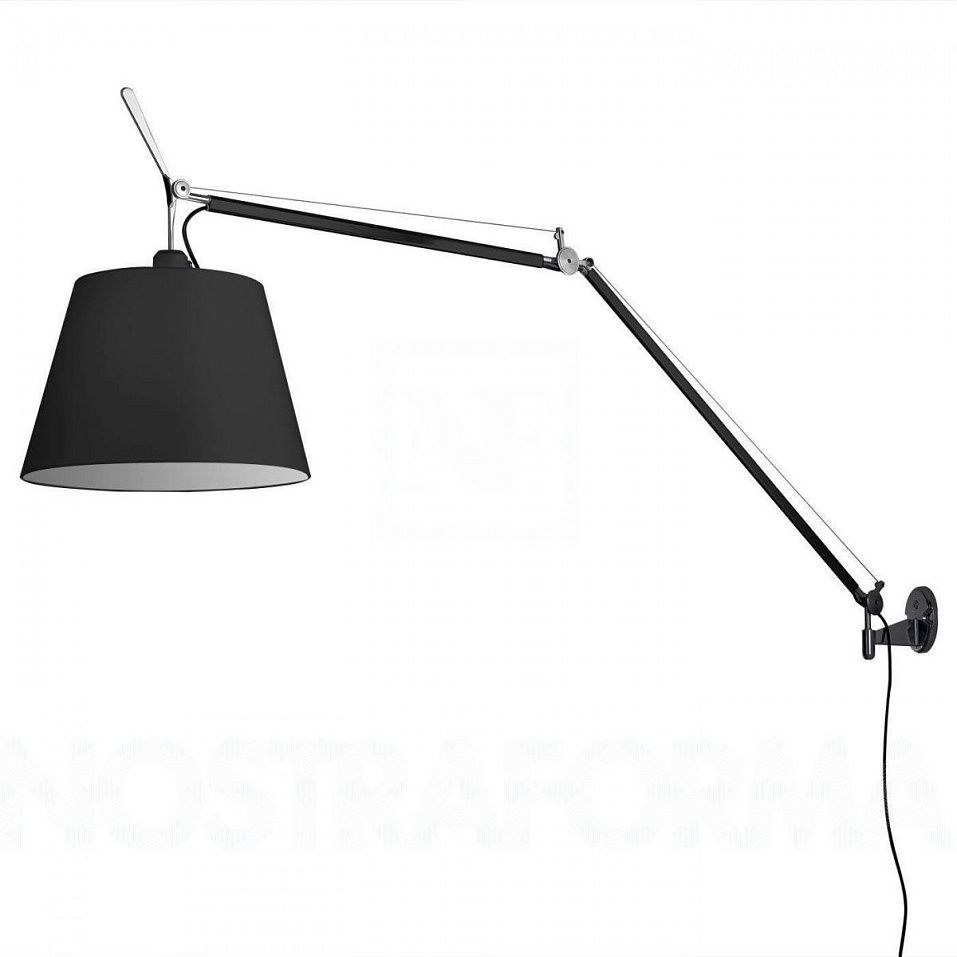 Tolomeo Mega Wall TOLOMEO mega black/black// настенный E27 LED 1х21  х   