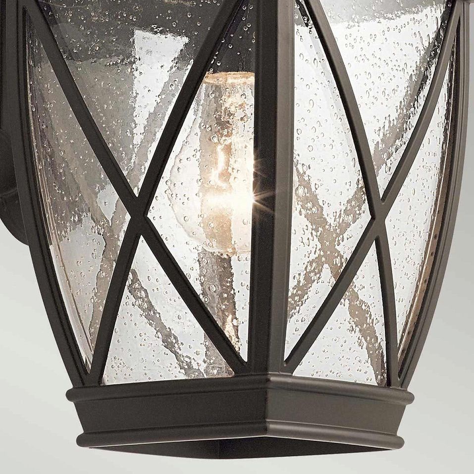 KL-TANGIER2-M TANGIER  Olde Bronze /Seeded clear// настенный E27 1х60  х   