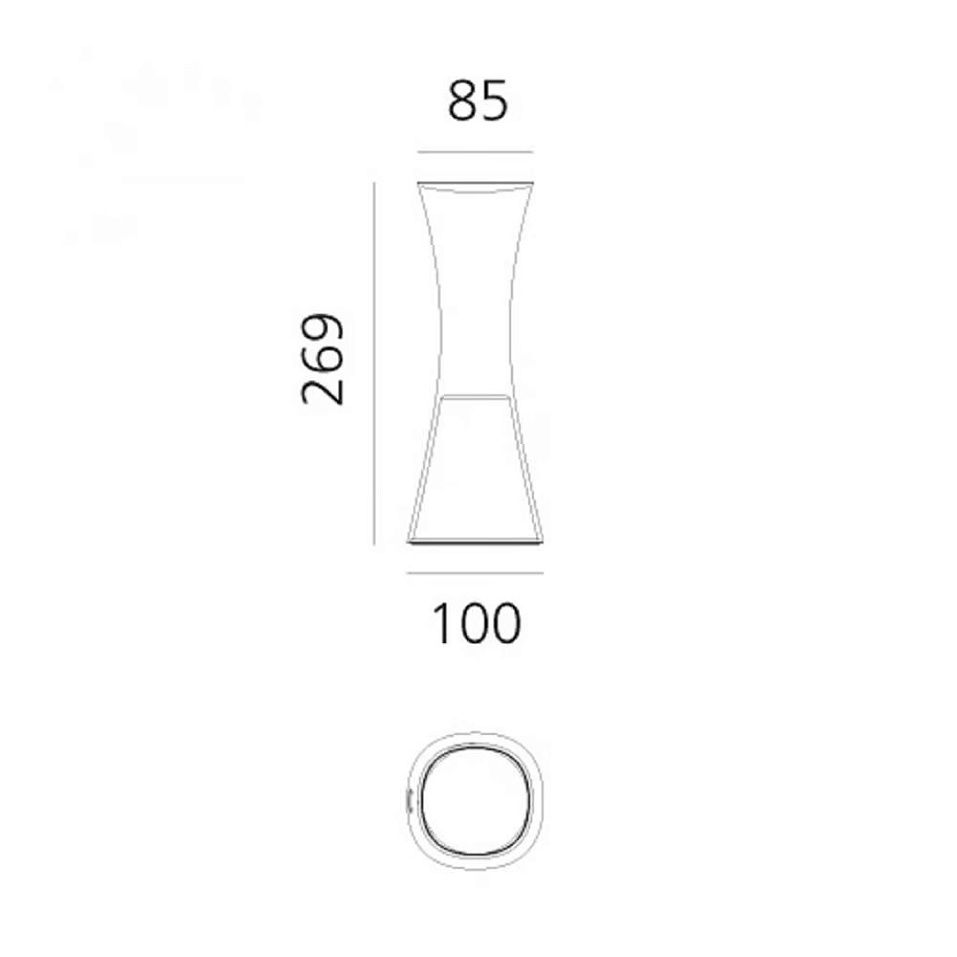 0165W10A COME TOGETHER white/white// портативный LED 1х2,4  х   