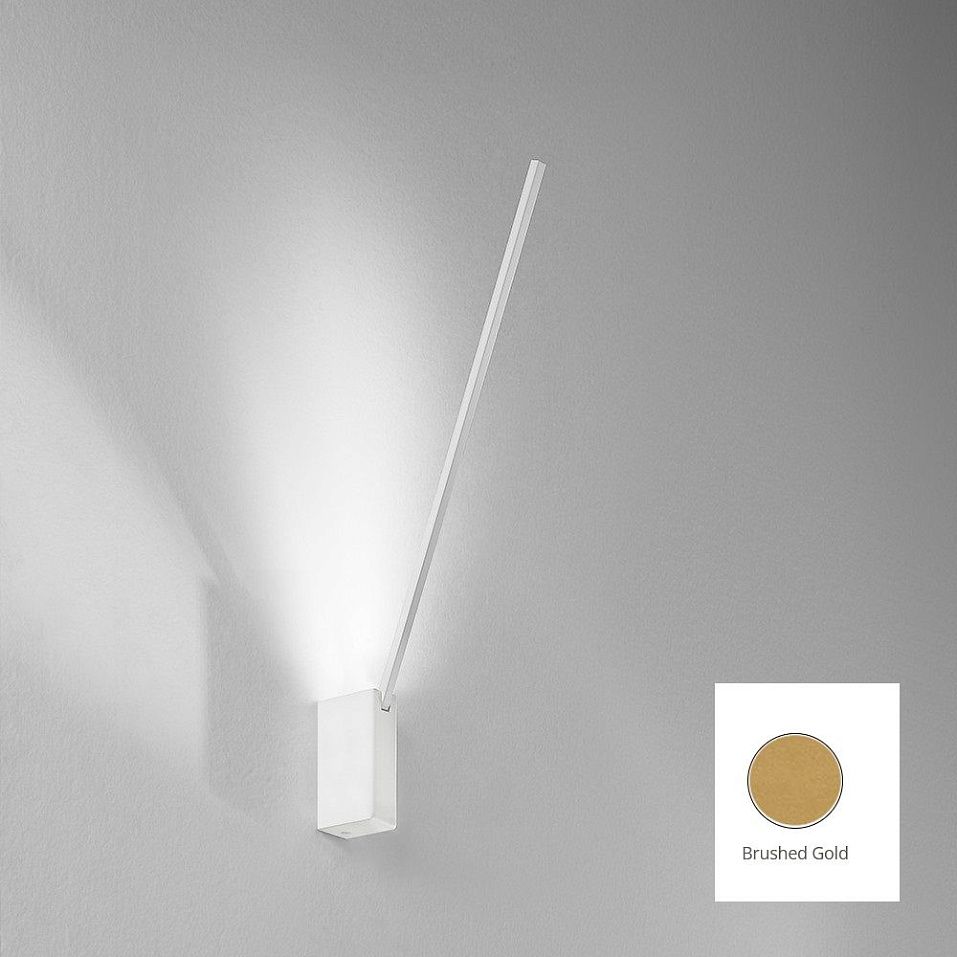 SPILLO 1.60 OR   SPILLO brushed gold/brushed gold//matt настенный LED 2700K 1х5.88  х   