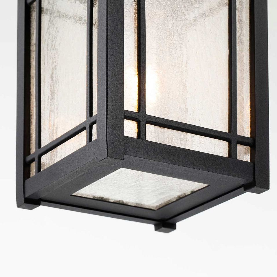 QZ-CEDAR-POINT8-M-BK CEDAR POINT Black/Clear Seeded// подвесной E27 1х60  х   