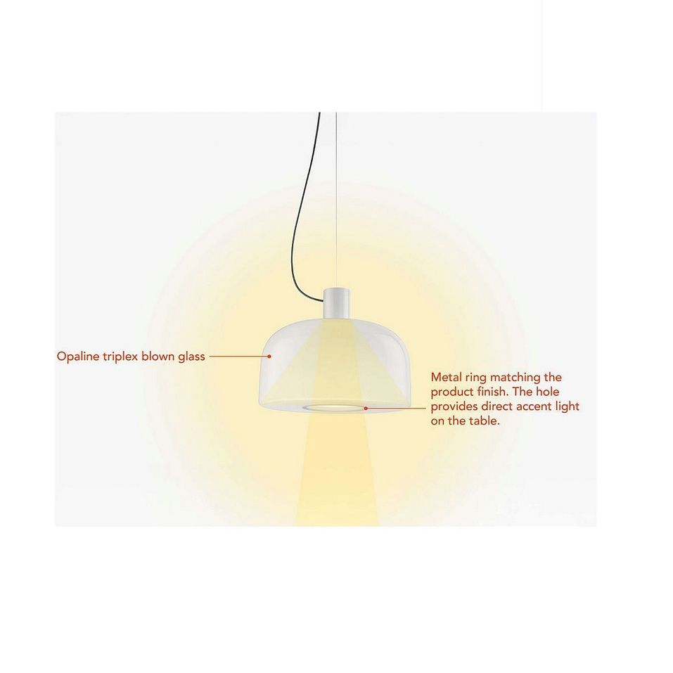 F1084026 BELLHOP GLASS CIOKO/WHITE// подвесной E27 1х30  х   
