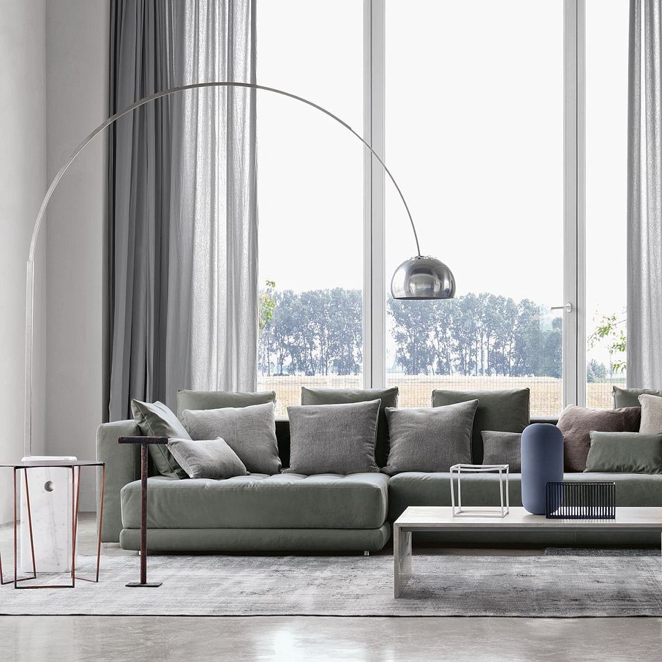F0300000 ARCO STEEL/satin steel// напольный E27 1х70  х   