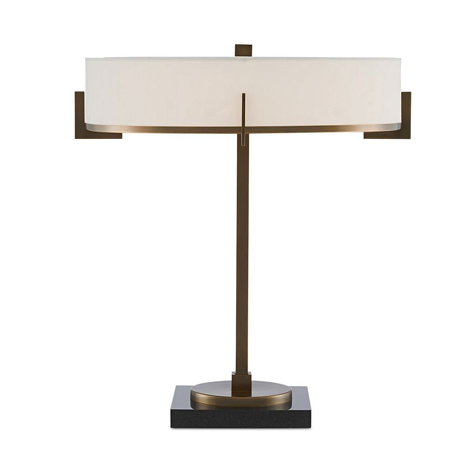 QNC-JACOBI-TL JACOBI Antique Brass /Black/White//Opal настольный E14 LED 3х7  х   