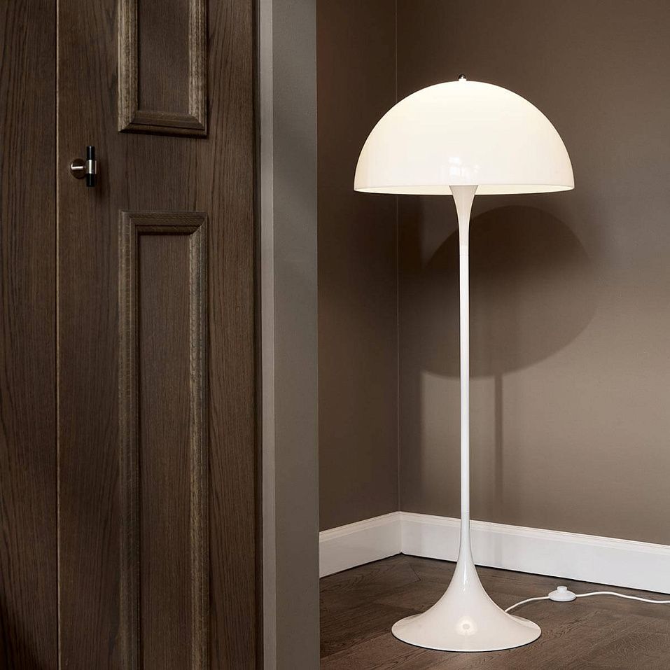 5744167068 PANTHELLA FLOOR white/white// напольный E27 1х60  х   