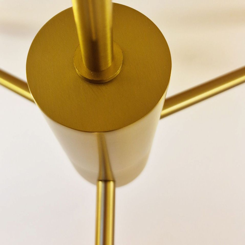 ALM-JUDE3-GD-CL JUDE Brushed Gold/Clear// подвесной E27 3х60  х   