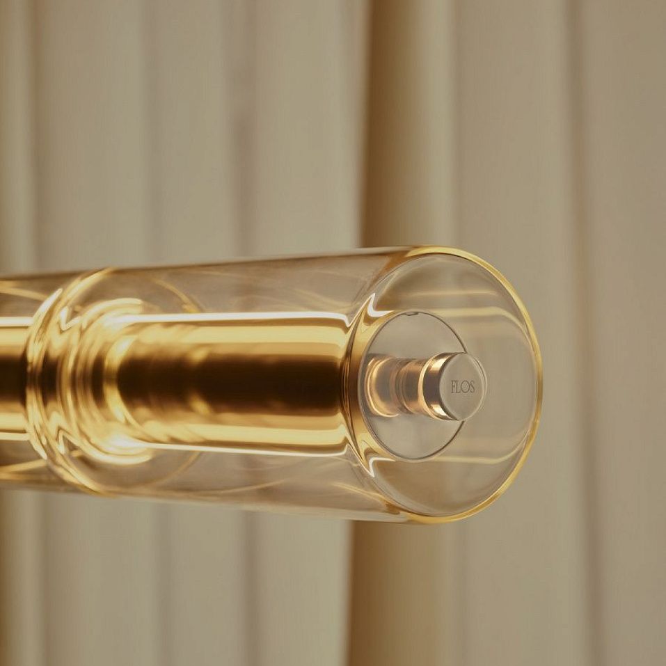 F3773000 Luce Cilindrica Aluminium/Transparent// подвесной  1х100  х   
