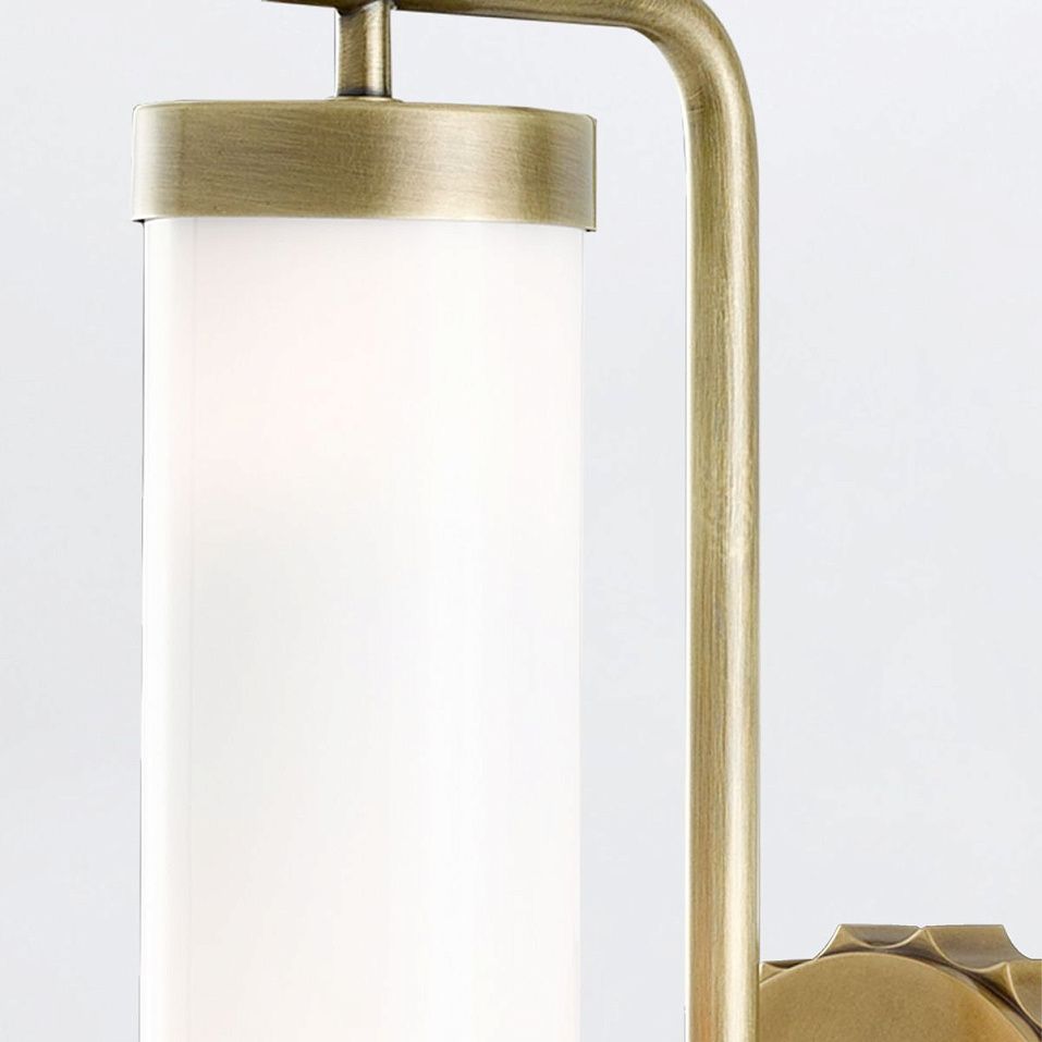 QNC-LATIMER-WB-AB  LATIMER Antique Brass/White// настенный E27 1х60  х   