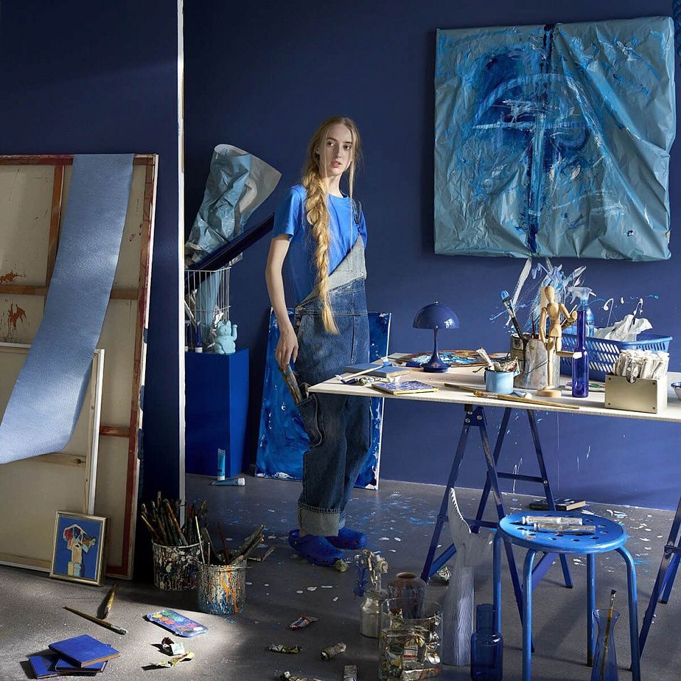 5744171520 PANTHELLA 160 Indigo Blu/Opaque Inigo Blu// настольный  1х2.5  х   