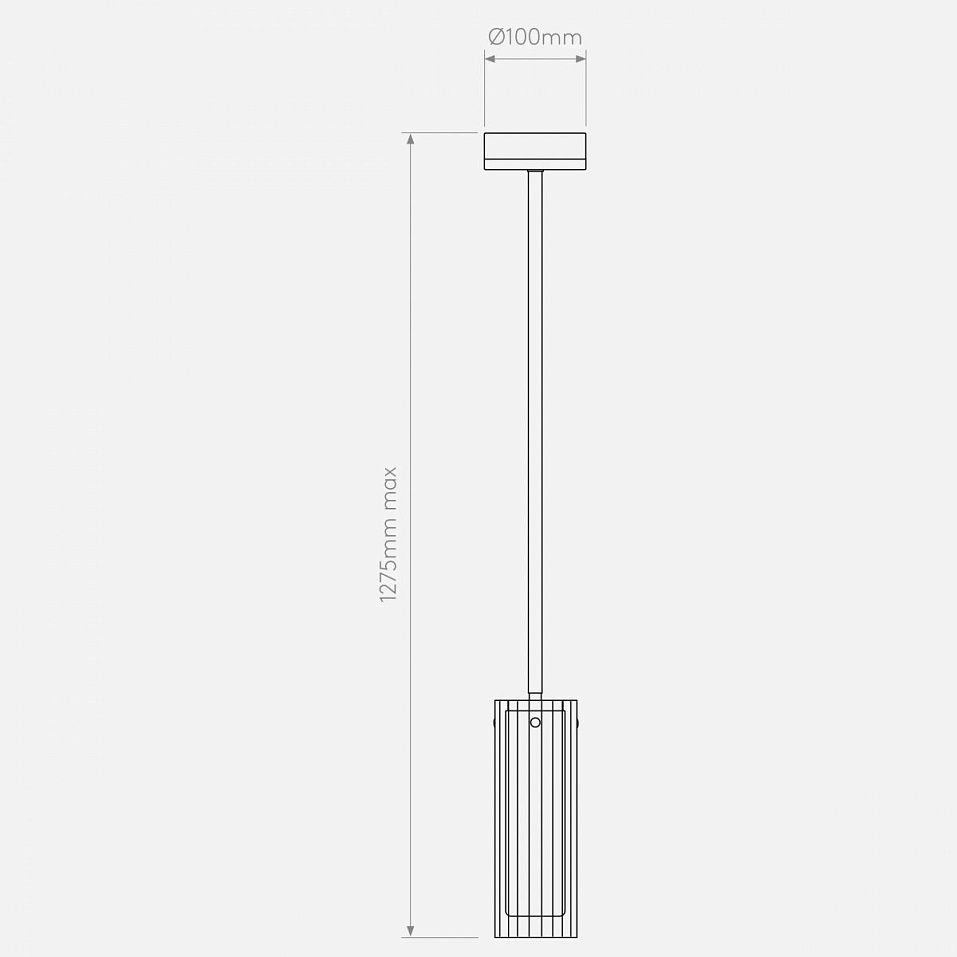 1411002 OTTAVINO Polished Chrome /Clear/matt// подвесной E14 LED 1х5  х   