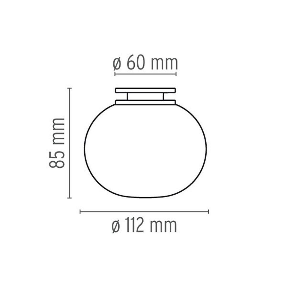 F4194009 MINI GLO-BALL white/white// настенно-потолочный G9 1х25  х   