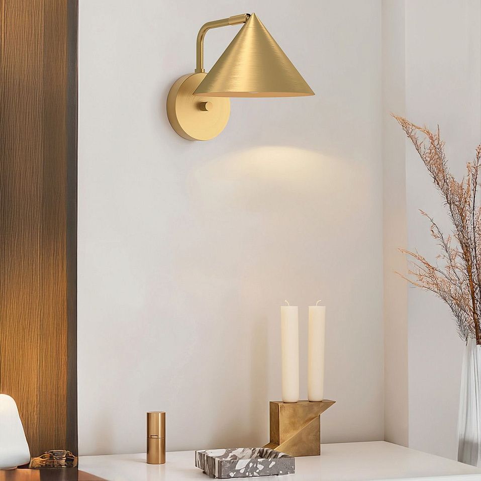 ALM-REMYCK-1WB-GD REMYCK Brushed Gold /Brushed Gold // настенный E27 1х60  х   