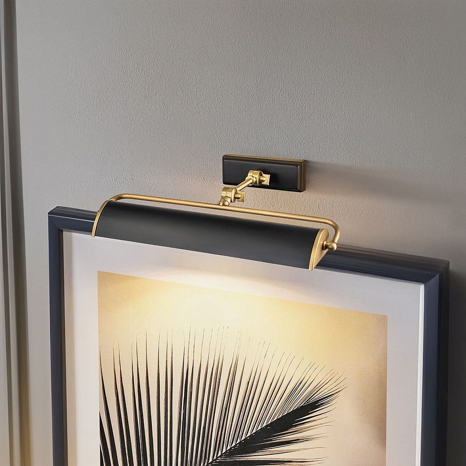 WINCHFIELD-PLM-AB-MB WINCHFIELD Aged Brass & Matte Black/Matte Black// настенный E14 2х40  х   