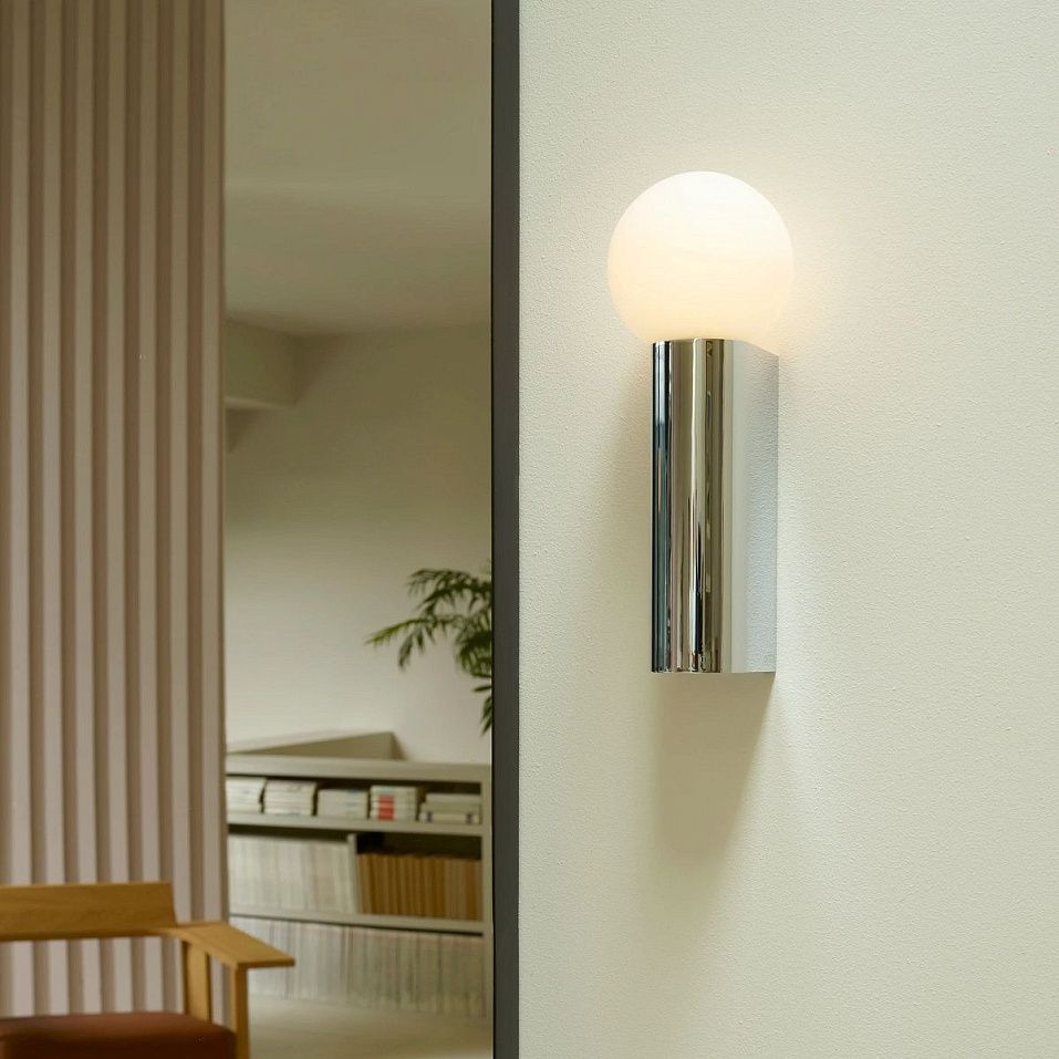 1459001 ORTONA SINGLE Polished Chrome/matt white// настенный G9 LED 1х3.5  х   