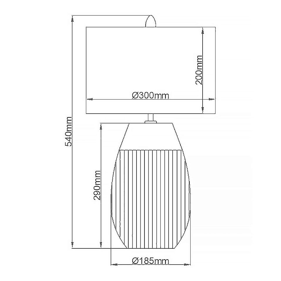 QN-HARROW-TL HARROW Silver/light grey// настольный E27 1х60  х   