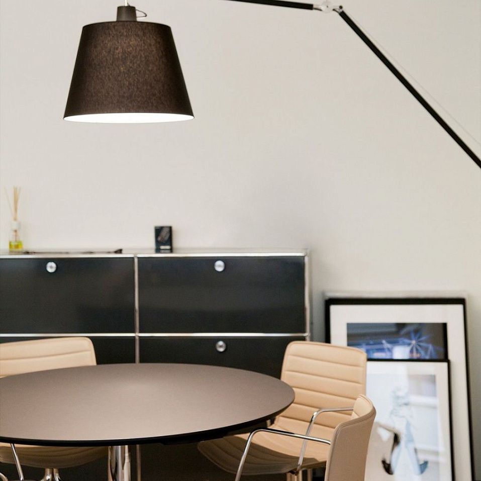 Tolomeo Mega Terra  TOLOMEO mega black/black// напольный E27 LED 1х21  х   