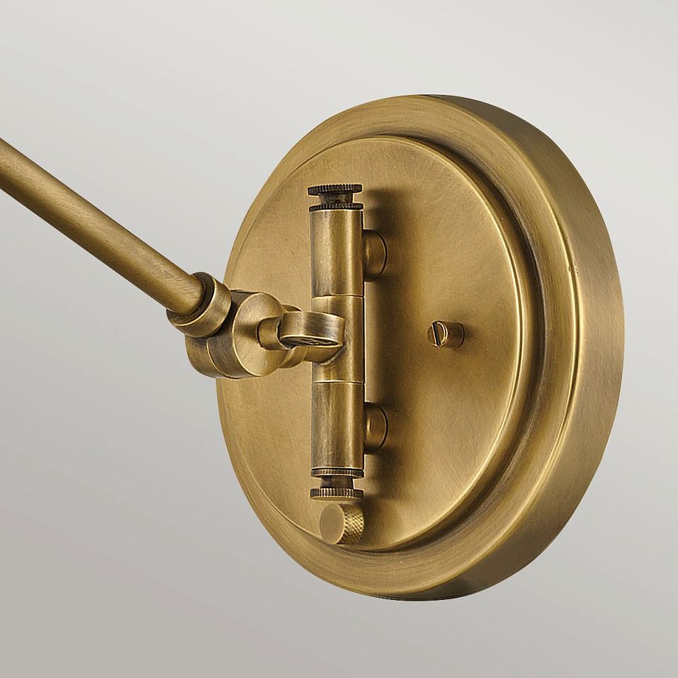 HK-ARTI-1W-HB-NR ARTI Heritage Brass/Natural // настенный E27 1х60  х   