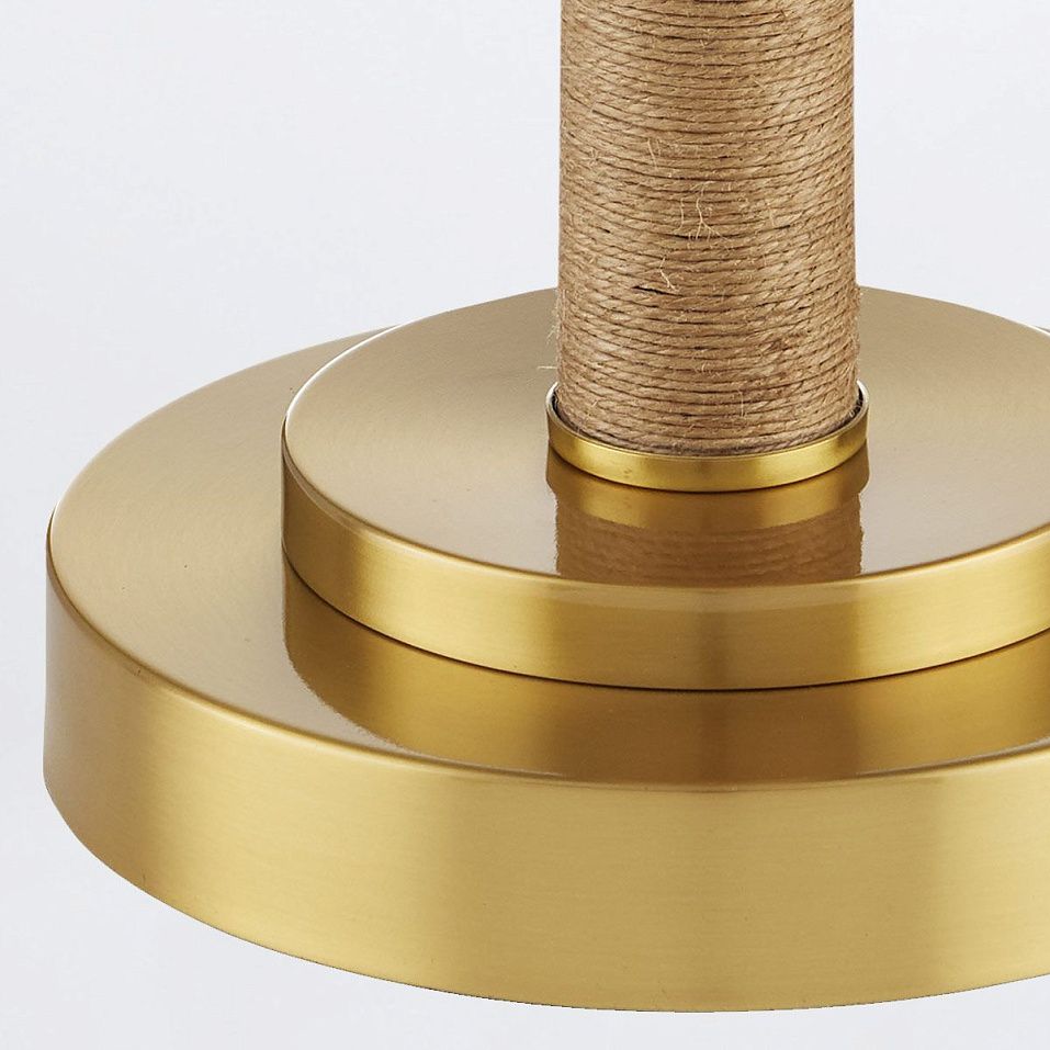 QNC-IPPOLITO-TL IPPOLITO Antique Brass / Natural /White// настольный E14 1х60  х   