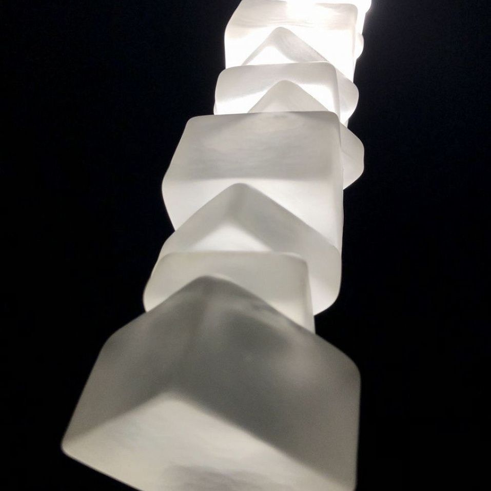 ICE CUBES Matt ICE CUBE черный матовый/матовый// подвесной G9 LED 1х7  х   