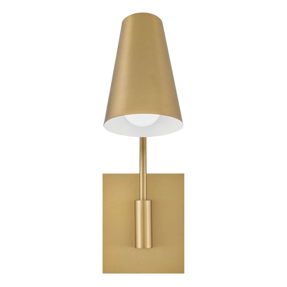 HK-BRAY-1WB-LCB BRAY Lacquered Brass/Lacquered Brass// настенный E27 1х60  х   