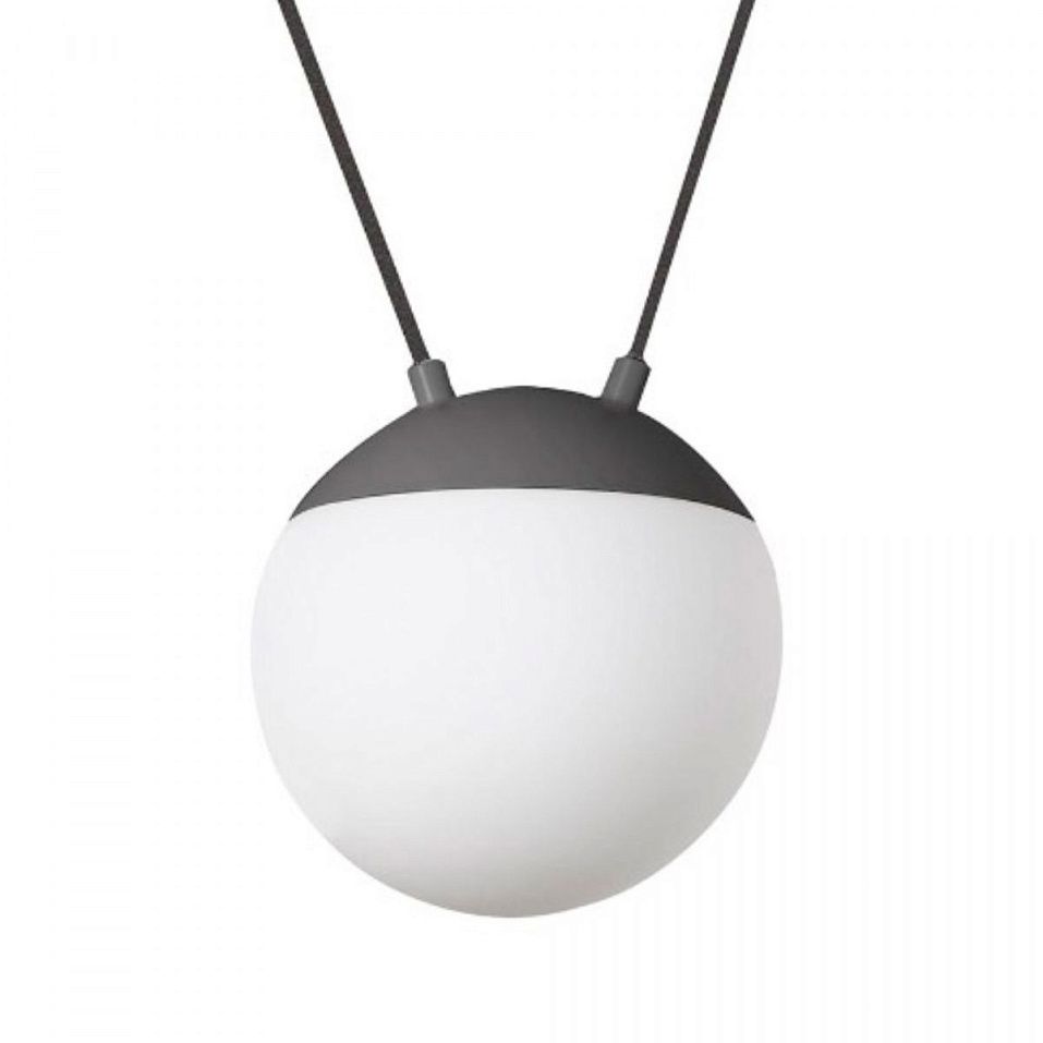 28210-5L MINE Dark Grey/Opal white// подвесной E27 LED 5х15  х   