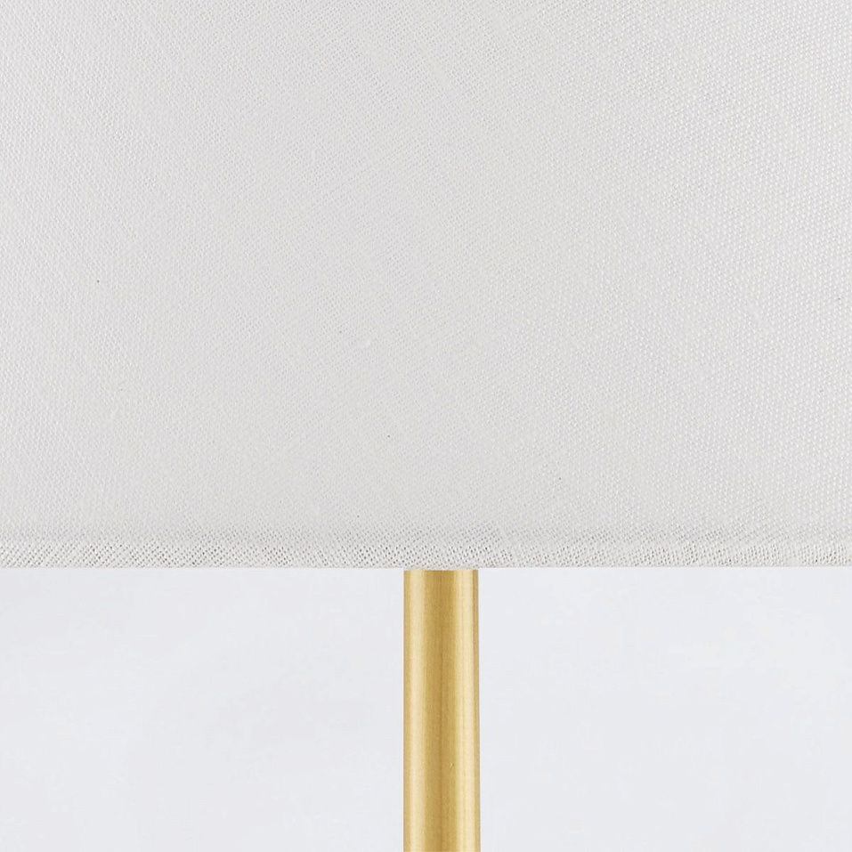 QNC-IPPOLITO-TL IPPOLITO Antique Brass / Natural /White// настольный E14 1х60  х   