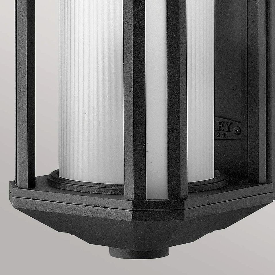 QN-CASTELLE-M-BLK CASTELLE Black/Ribbed Etched// настенный E27 1х60  х   