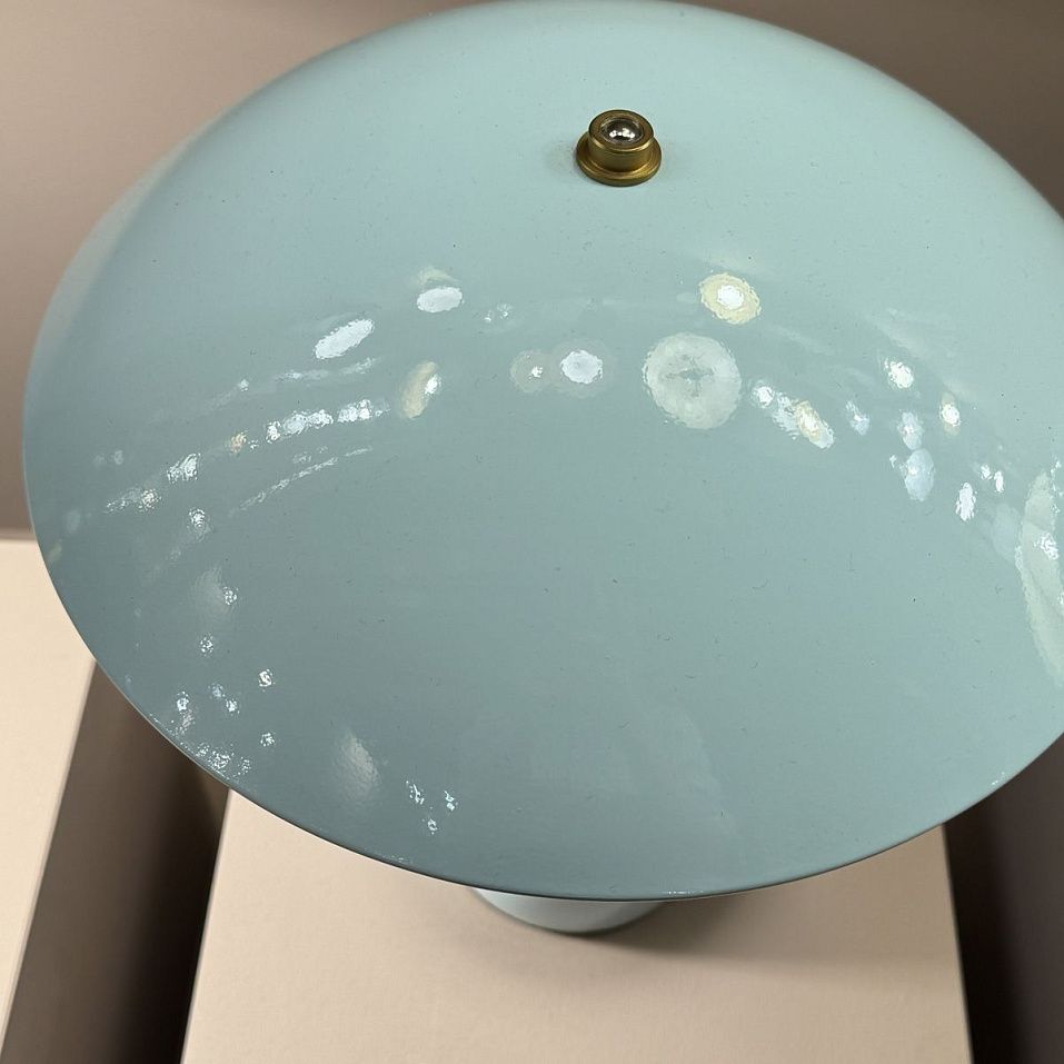 ALM-POPPY-TL-M-CB  POPPY Cerulean Light Blue/Brass/Light Blue//matt настольный  1х11.5  х   