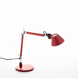 A011810 TOLOMEO micro anidized red/anidized red// настольный E14 1х60  х  A011810