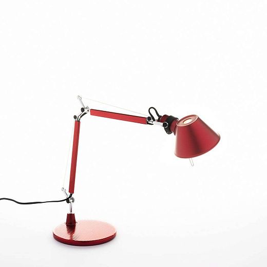 A011810 TOLOMEO micro anidized red/anidized red// настольный E14 1х60  х  A011810