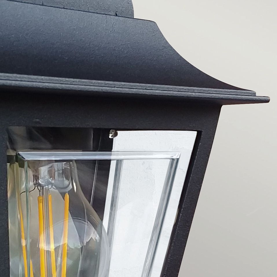 DECO-LANE7-BLACK DECO LANE Black/Clear// настенный E27 1х60  х   