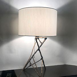 METRO - table lamp 008 CONCEPT METRO латунь/бежевый настольный E27 1х100  х  METRO - table lamp 008