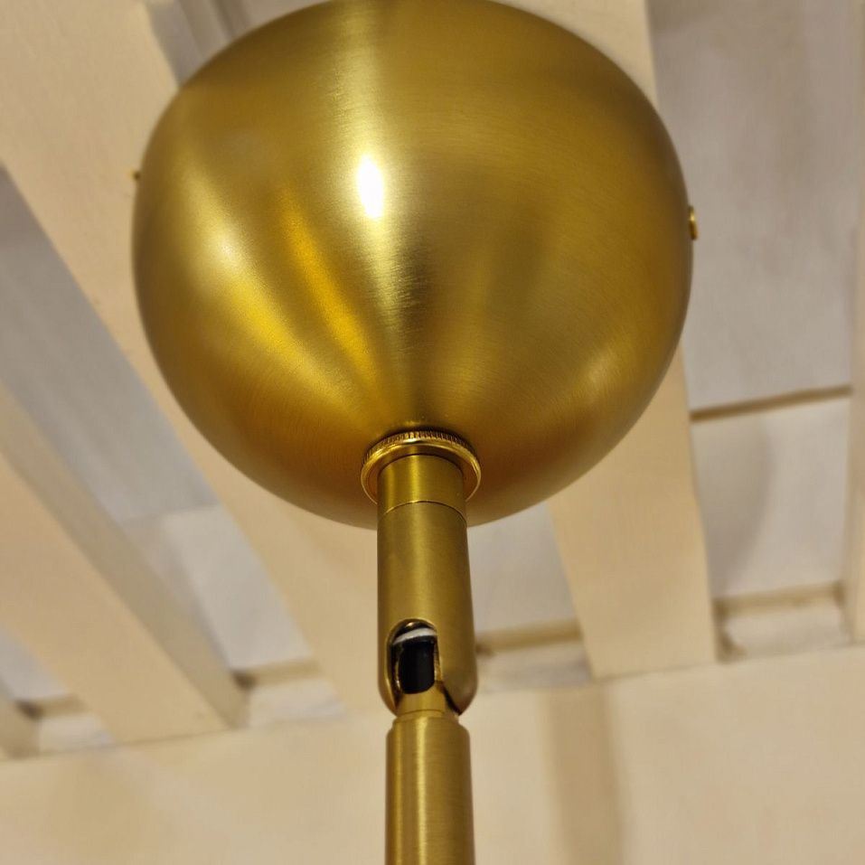 ALM-JUDE-P-GD-CL JUDE Brushed Gold/Clear// подвесной E27 1х60  х   
