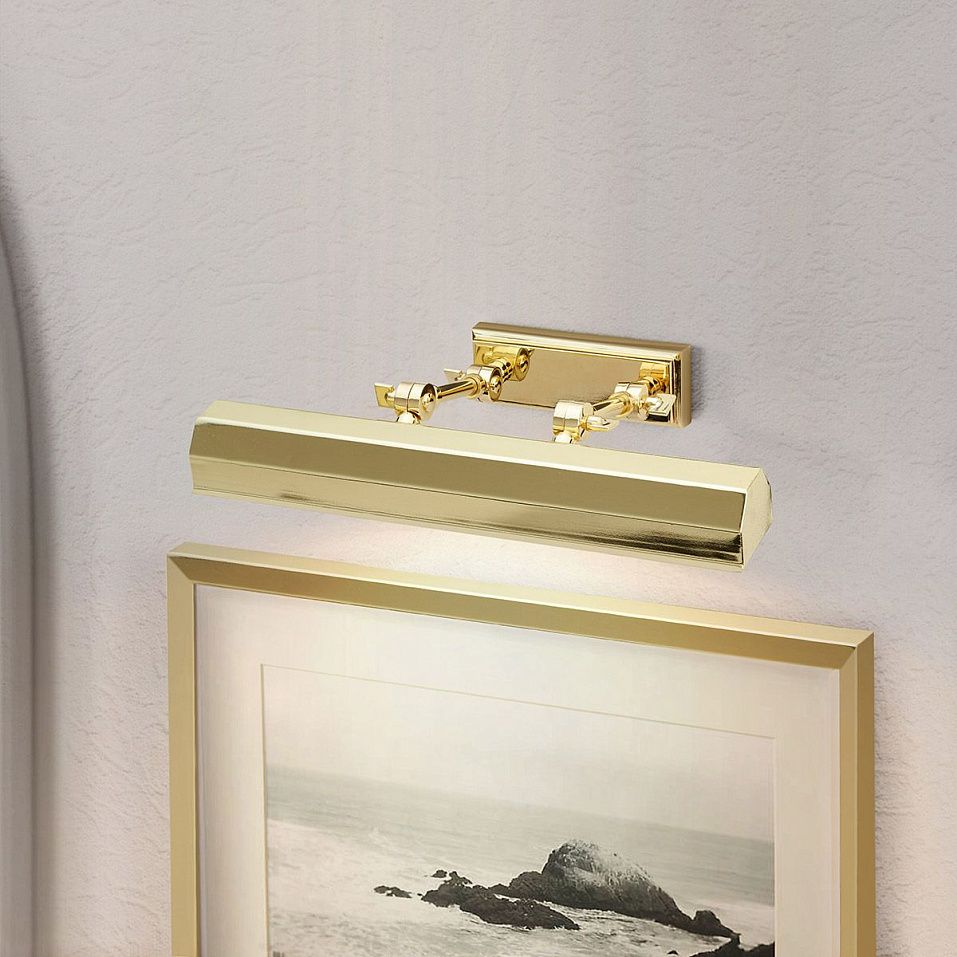 CHAWTON-PLM-PB CHAWTON Polished Brass /Polished Brass // подсветка для картин E14 2х40  х   