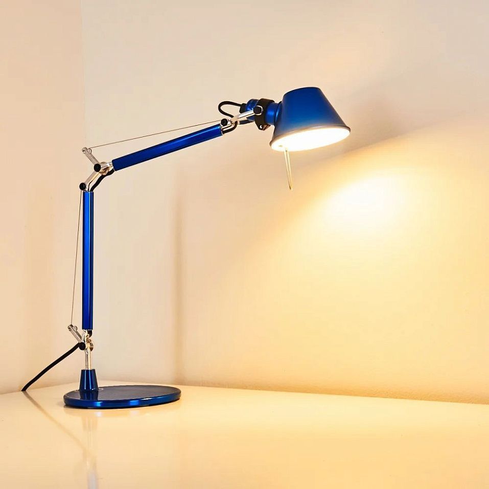 A011850 TOLOMEO micro Blue/Blue// настольный E14 LED 1х6  х   