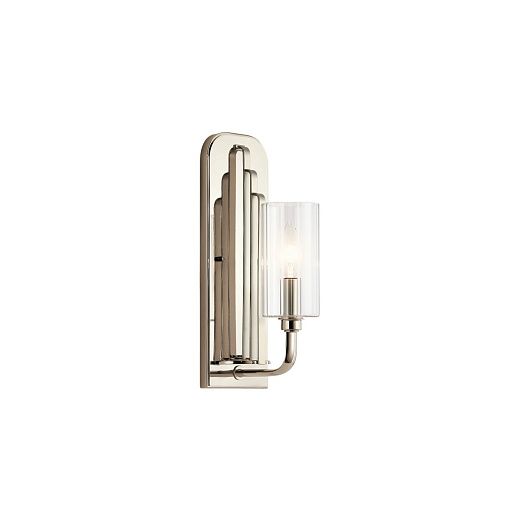QN-KIMROSE1-PN KIMROSE Polished Nickel /Clear// настенный E14 1х40  х  QN-KIMROSE1-PN