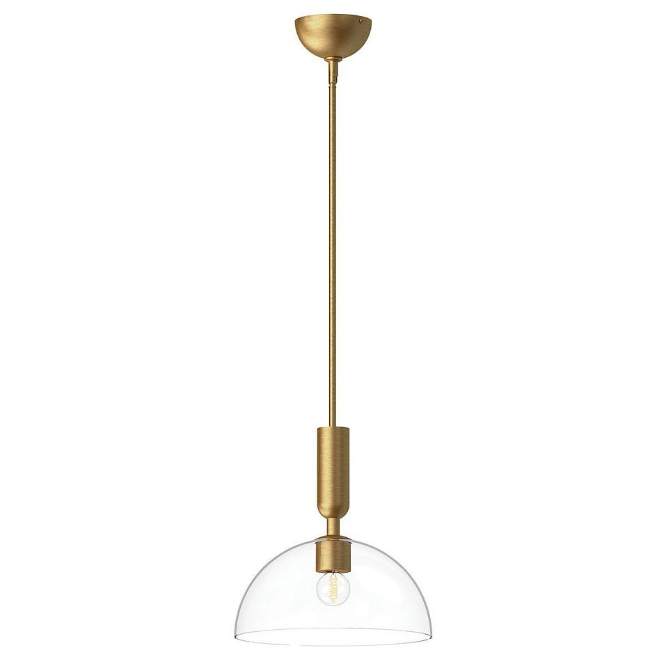 ALM-JUDE-P-GD-CL JUDE Brushed Gold/Clear// подвесной E27 1х60  х   