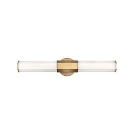 QN-FACET-LED2-HB-BATH FACET Heritage Brass /Opal// настенный LED 2х12  х  QN-FACET-LED2-HB-BATH