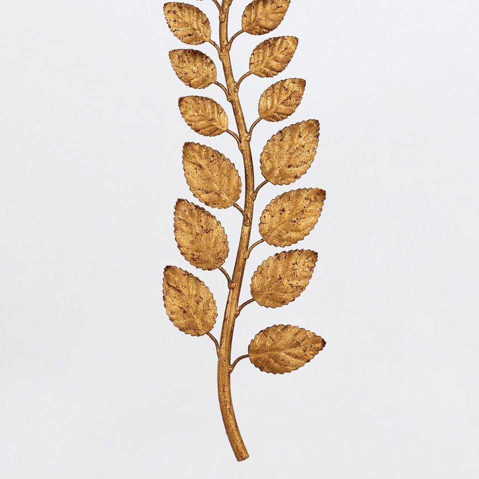 QNC-BIRDWOOD-2WB-TGL BIRDWOOD Textured Gold Leaf/Satin Black // настенный E27 2х40  х   