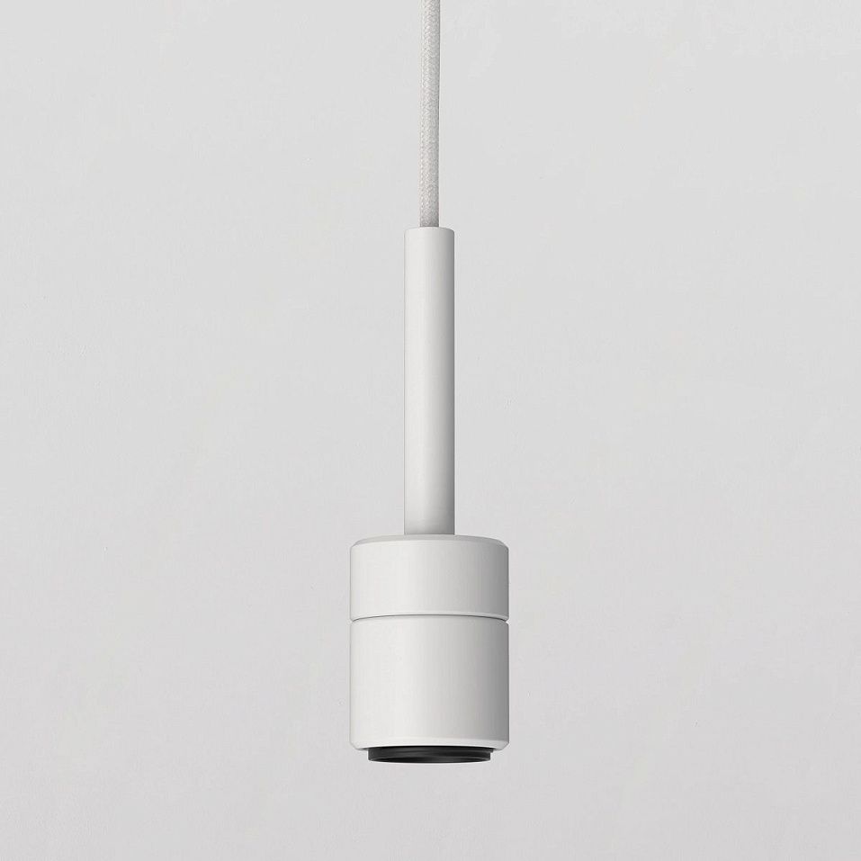 5049002+1184056 FLOW matt white/White Fibre// подвесной E27 LED 1х12  х   