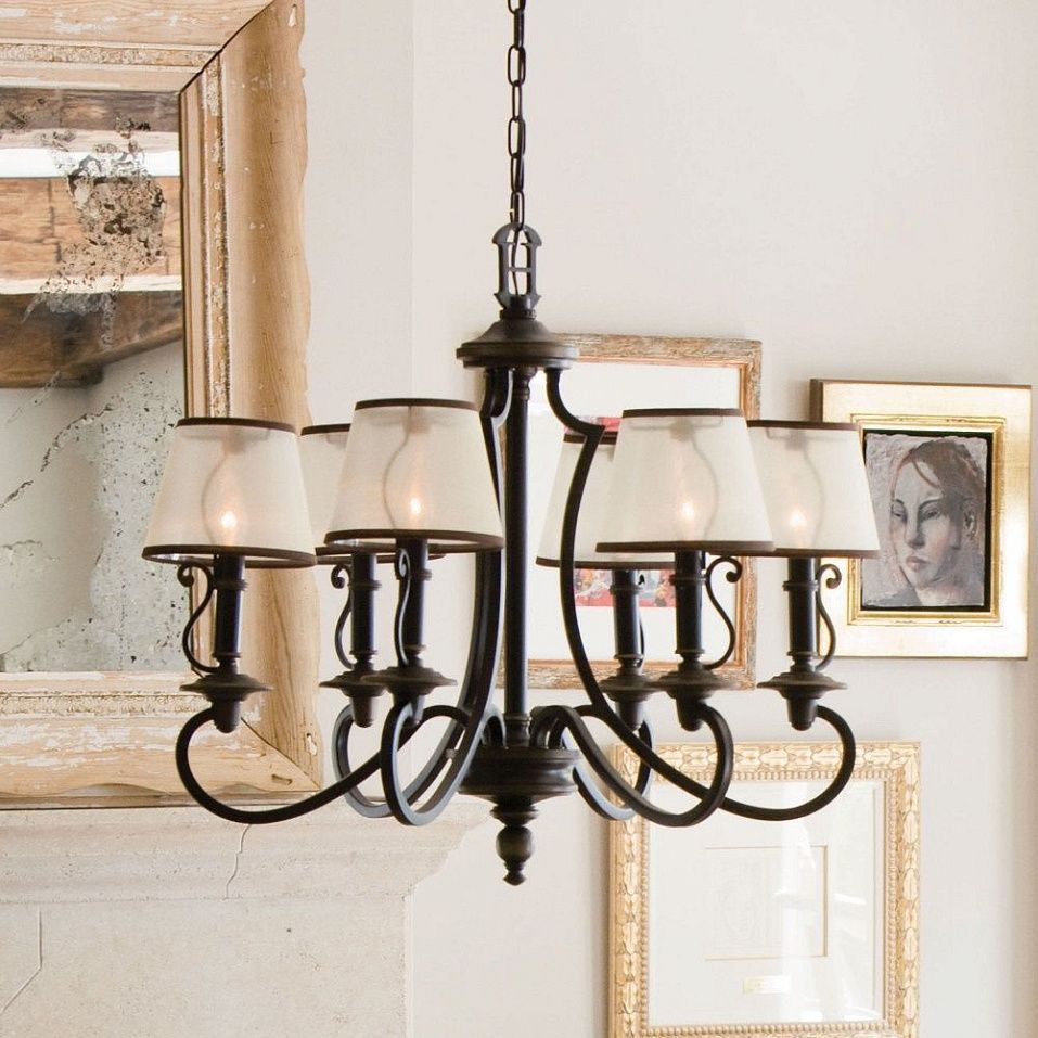 HK-PLYMOUTH9 PLYMOUTH Olde Bronze/light amber organza// подвесной E14 9х60  х   