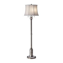 FE-STATEROOM-FL-AN STATEROOM  Antique Nickel /White// напольный E27 2х60  х  FE-STATEROOM-FL-AN