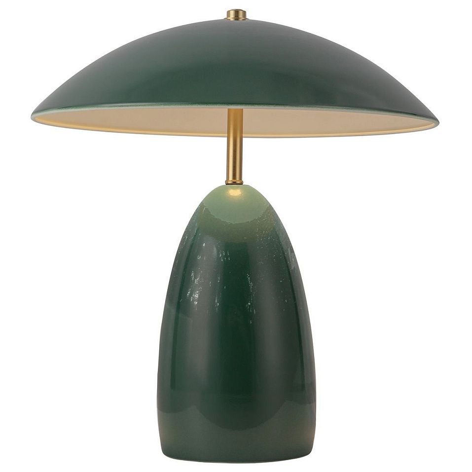 ALM-POPPY-TL-M-PG POPPY Pine Green/Brass/Pine Green //matt настольный  1х11.5  х   